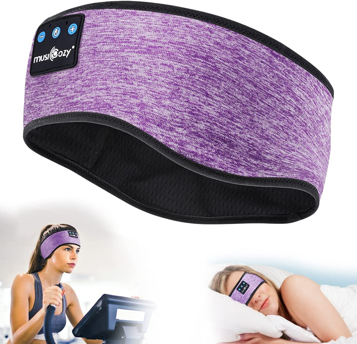 Bluetooth 5.4 Sleep Headphones Headband Soft for Side Sleepers