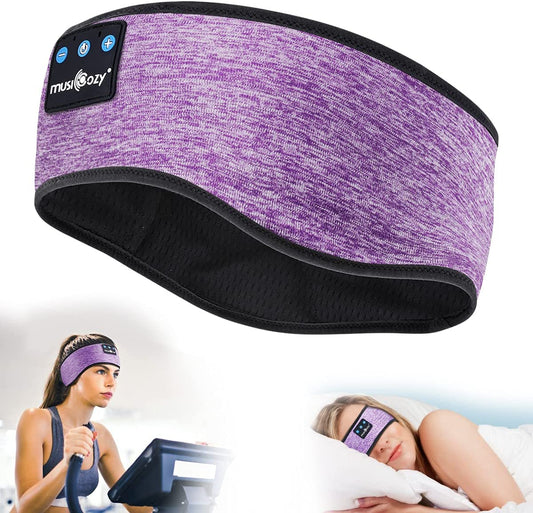 Bluetooth 5.4 Sleep Headphones Headband Soft for Side Sleepers