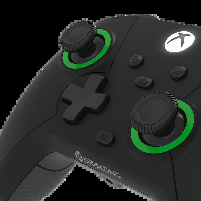 Drakong the Challenger Wired Controller for XBOX, Hall Effect Sticks & Triggers, Programable Back Buttons, USB C, Aux Input, Laser Textured Grip, Low Latency