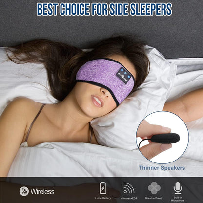 Bluetooth 5.4 Sleep Headphones Headband Soft for Side Sleepers