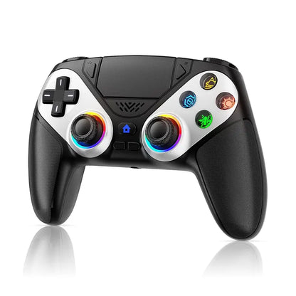 Gamrombo LED Wireless Controller for PS5, Compatible with PS5 Pro/Slim/Pc, Dual Vibration, Macro/Turbo Function, 3.5Mm Audio Jack, 6-Axis Motion Control Gamepad with Speaker