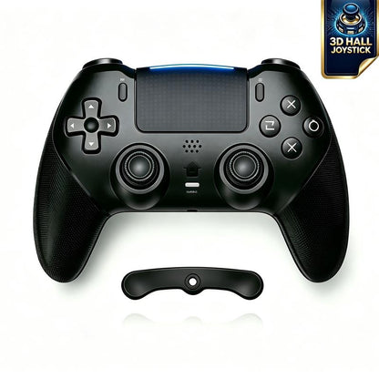 Olevo PS5 RGB Lighting Programmable Game Controller for Multiple Platforms, Esports Controller Compatible with PS5/PC, Wireless Drift-Free Sticks, Six-Axis Gyroscope, Dual Vibration, Rapid Firing, Touchpad, Bluetooth 5.0, 3.5 Mm Audio/Microphone Jack, Bac